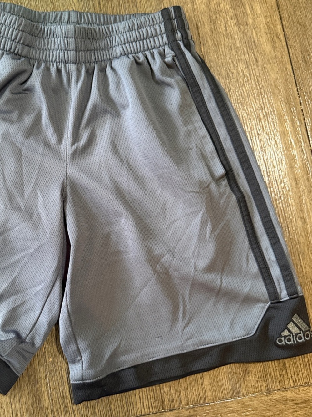 adidas Gray and Dark Gray Performance Shorts